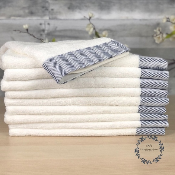 Fieldcrest Luxury Woven Hand Towels 10pc Bundle - Picture 2 of 6